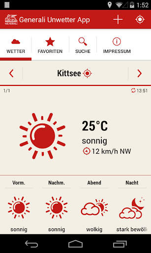 Generali Unwetter App