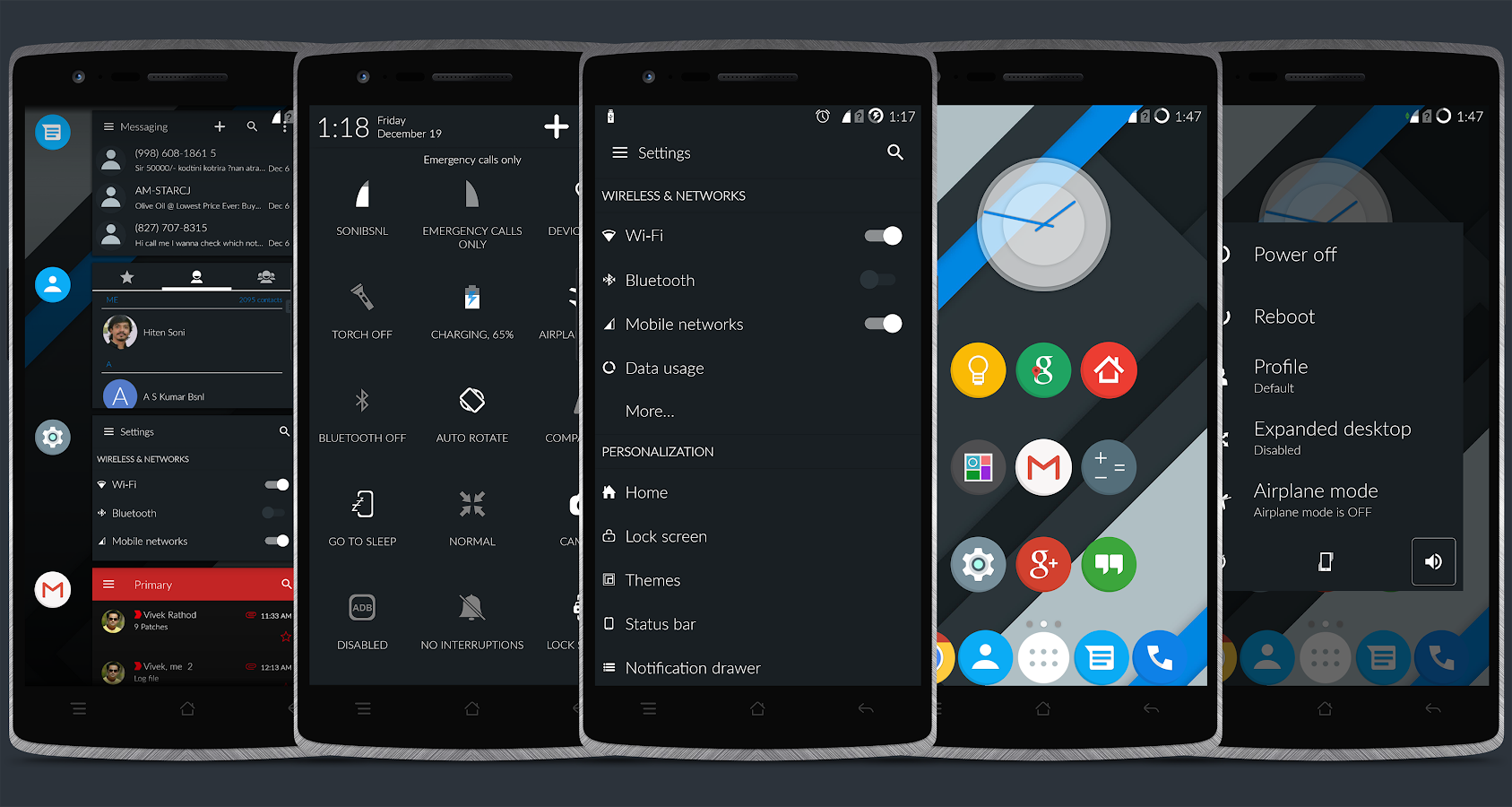 Merzee CM12 / CM11 Theme - screenshot