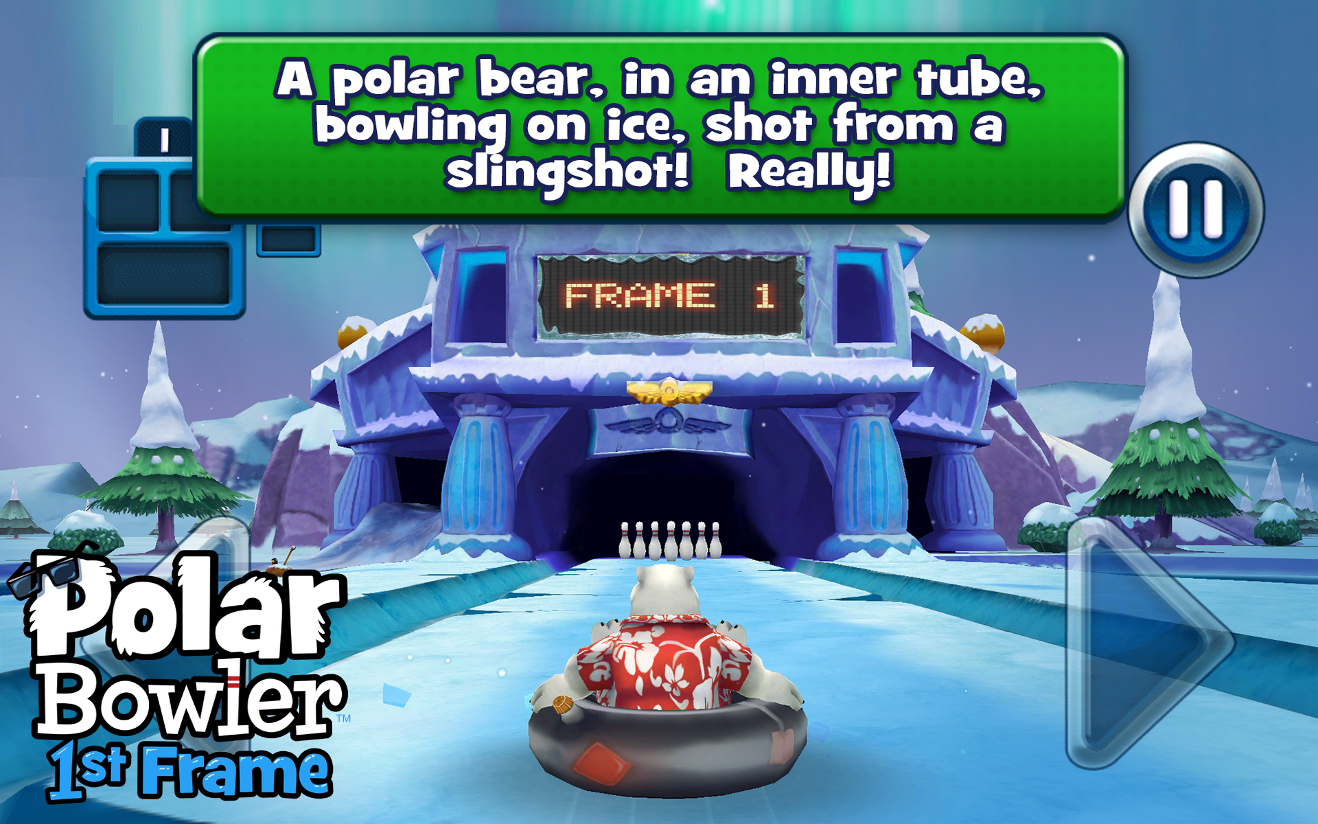 Android application Polar Bowler 1st Frame screenshort