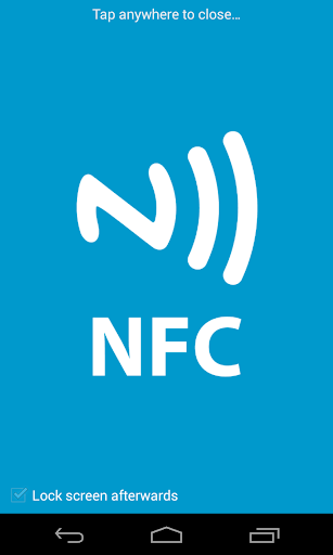 NFC Lockscreen Widget