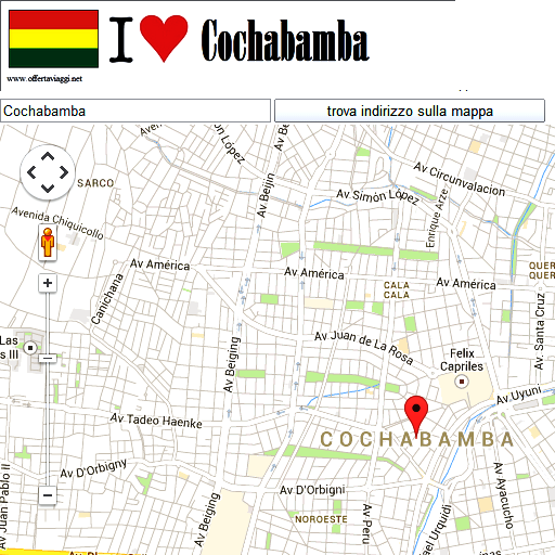 Cochabamba maps