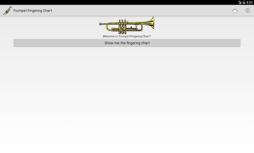 Trumpet Fingering Chart