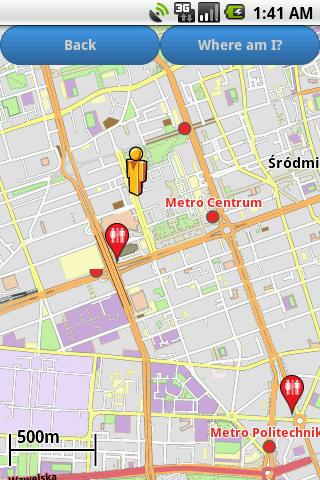 Warsaw Amenities Map free