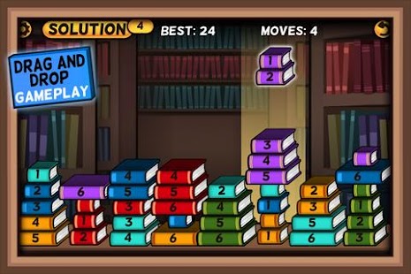 Book Towers - Hanoi Towers Free Game 1.4.4 APK + Мод (Бесконечные деньги) за Android