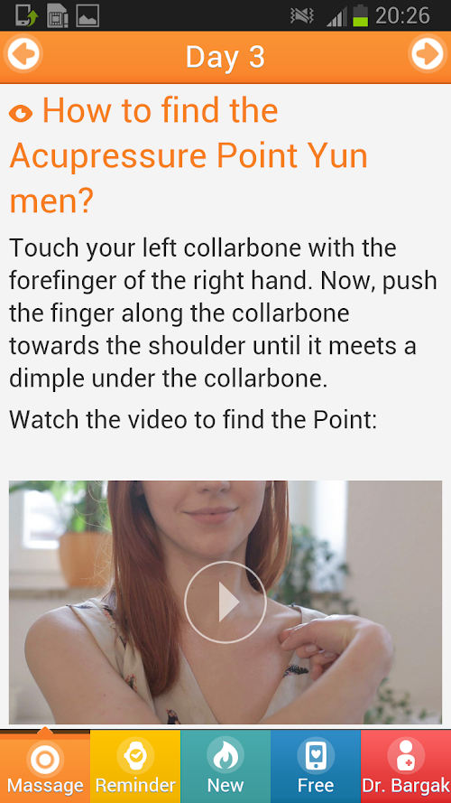 Android application Asthma Relief With Acupressure screenshort