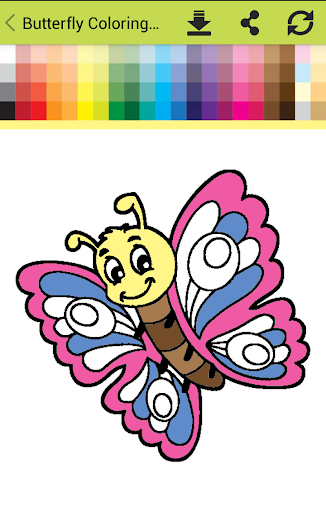 【免費教育App】Butterfly Coloring Book Kids-APP點子