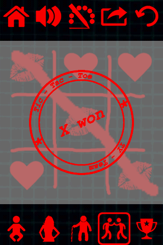 Android application tic tac toe multi theme screenshort