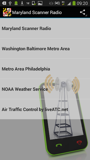 Maryland Scanner Radio