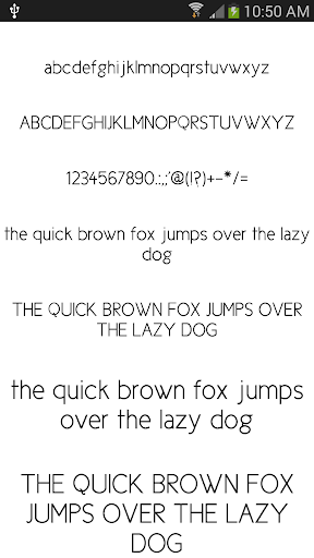 【免費個人化App】Fonts Clean for FlipFont® Free-APP點子