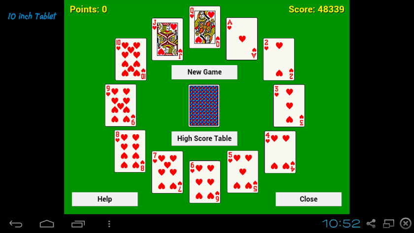 Clock Solitaire Screen 2