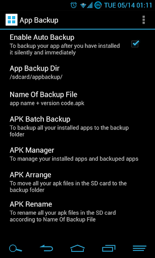 App Backup