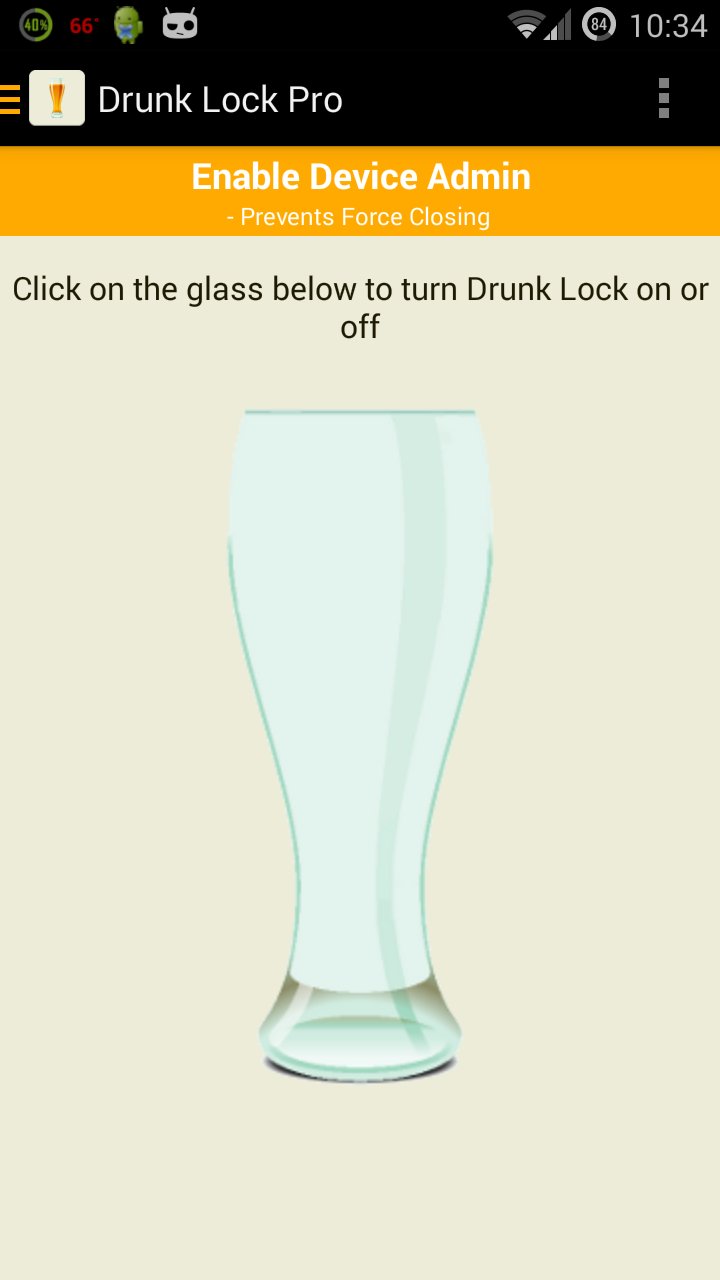 Drunk Lock Pro Screen 1