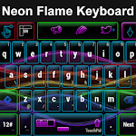 Neon Flame Keyboard Apk