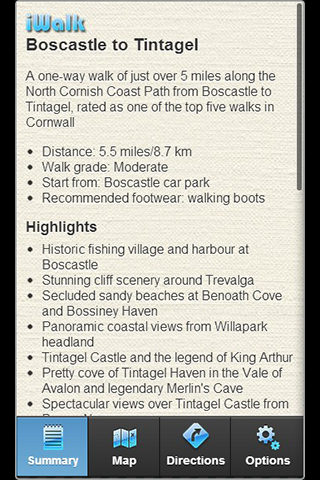 iWalk Boscastle to Tintagel