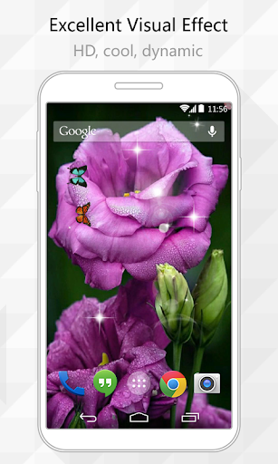 Discolored Rose Live Wallpaper