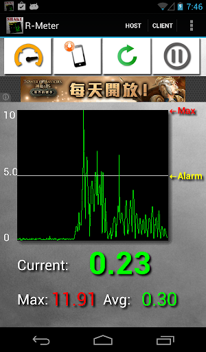 Remote Shake Meter