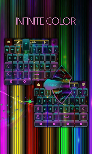 Infinite Color Keyboard Theme
