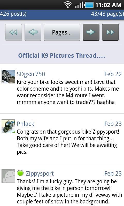Android application Motorcycle.Com screenshort