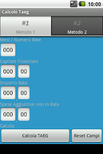 Calcolo Taeg Screenshots 0
