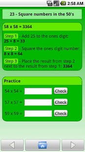Fun Math Tricks Lite - screenshot thumbnail