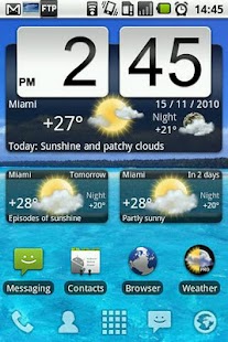 Animated Weather Widget&Clock - screenshot thumbnail