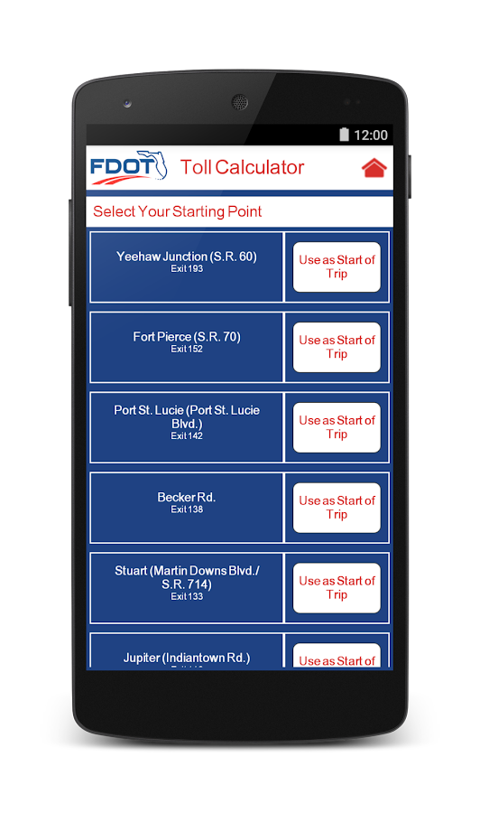 FDOT Toll Calculator Android Apps on Google Play
