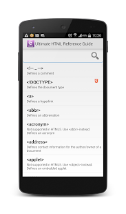 How to mod Ultimate HTML Reference Guide 1.0 apk for pc