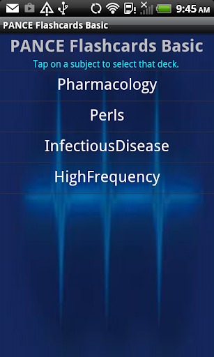 PANCE Flashcards Basic