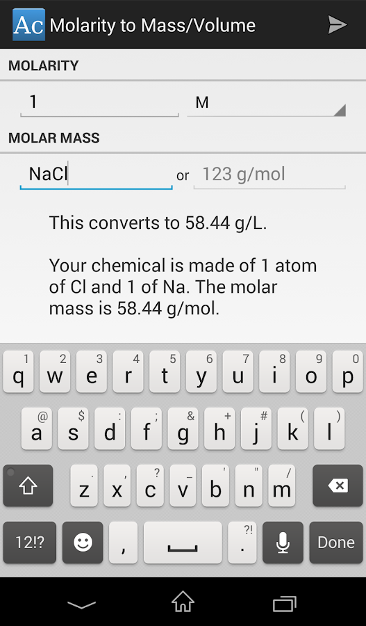 avogadro's number casio calculator