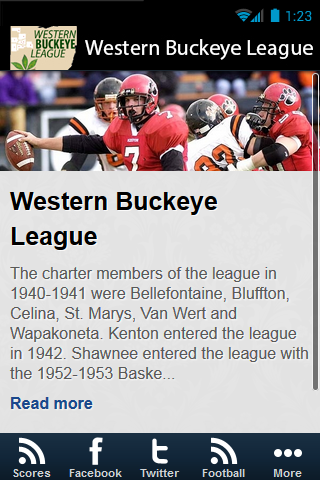 Android application WBL Sports screenshort