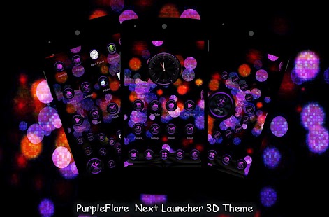 PurpleFlare Next Launcher Them