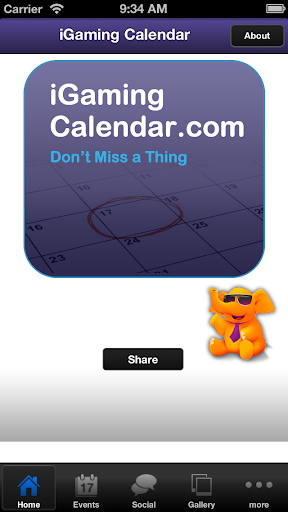 iGaming Events Calendar App