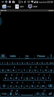 How to mod Theme for A.I.type Neon Blue 1.3 unlimited apk for android