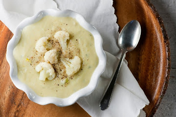 Cauliflower Blue Cheese Soup