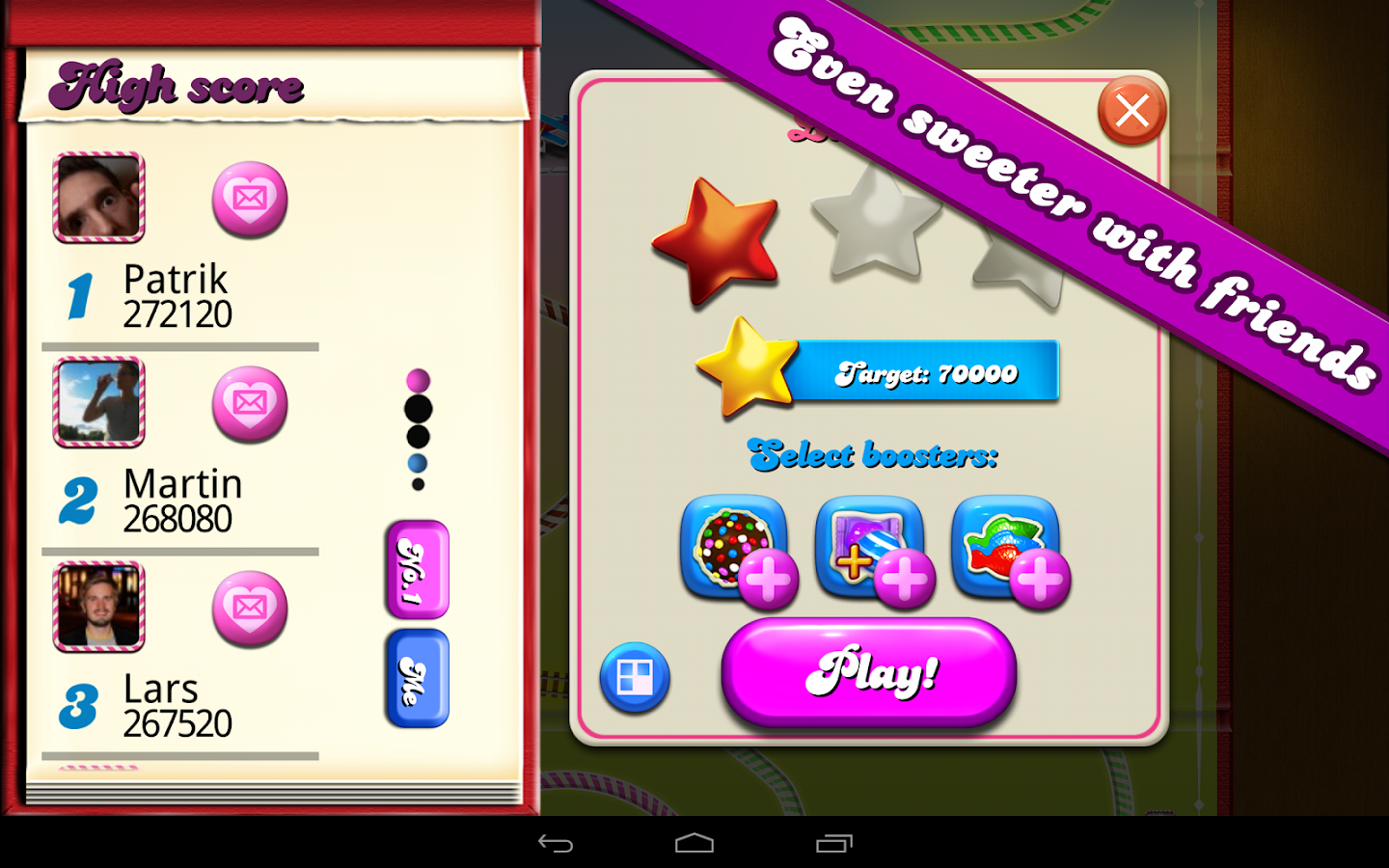 Candy Crush Saga v1.35.0 Apk Extreme Mod Download Game - screenshot