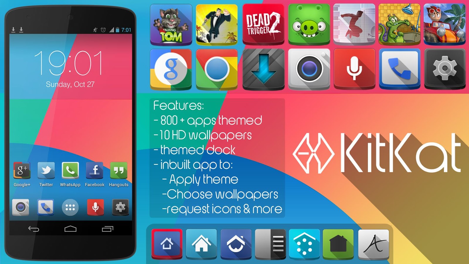 KitKat (Apex Nova Adw theme) - screenshot