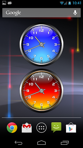 【免費個人化App】3d Widget Clock Set-APP點子