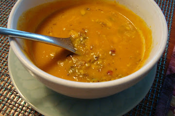 Apple, Carrot, and Parsnip Soup