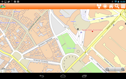 Brussels Offline mappa Map Screenshots 18