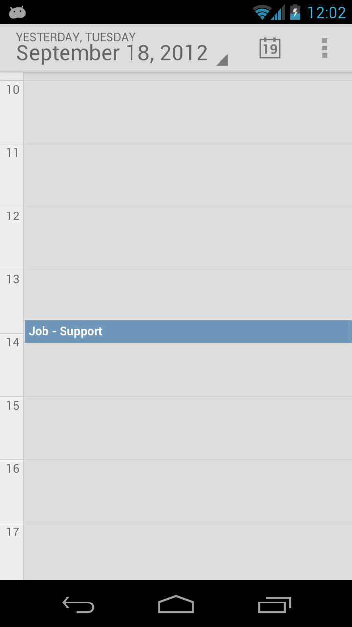 Quick Calendar Appointment Screen 3