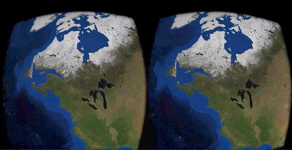 Earth in Google Cardboard - screenshot thumbnail