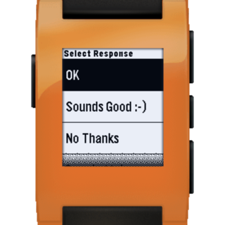 Glance for Pebble - screenshot