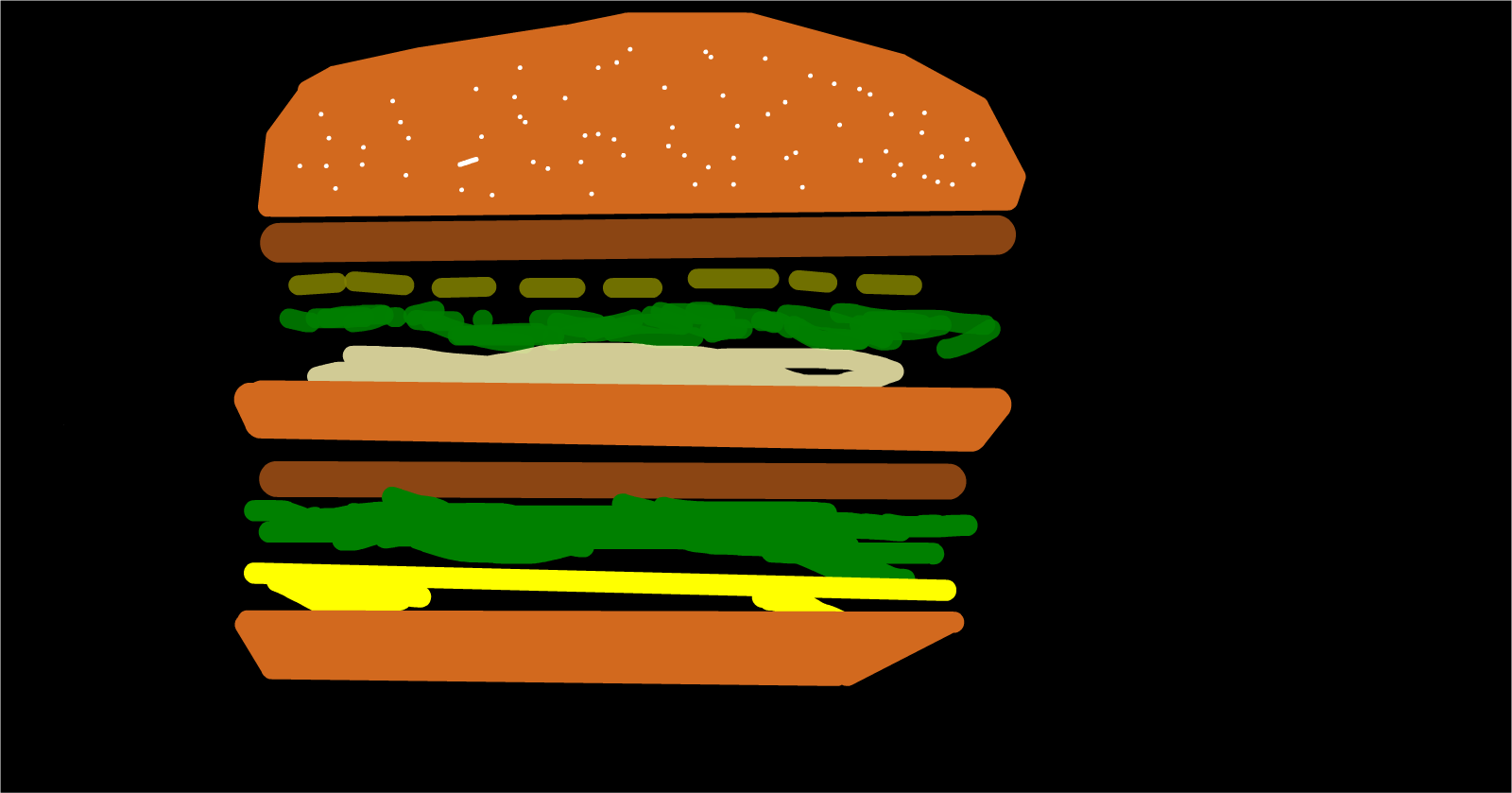Hamburger Drawing 4: BIG MAC