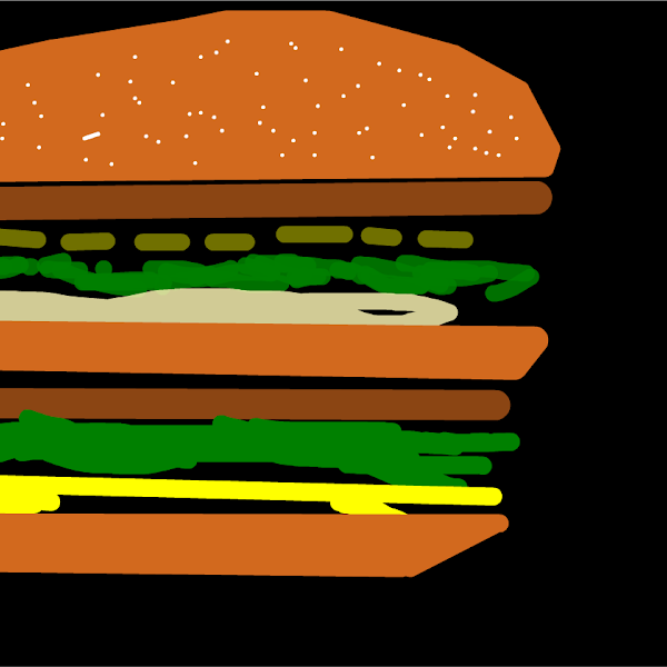 Hamburger Drawing 4: BIG MAC » drawings » SketchPort