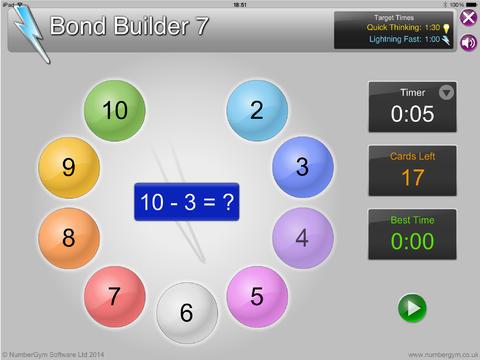 Bond Builder by NumberGym Screen 3