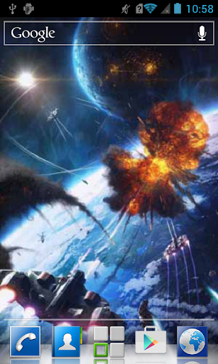 Explosion in outer space LWP