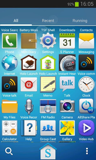 لعشاق القلاكسي لانشر مميز Galaxy S4 HD Multi Launcher Theme v1.0