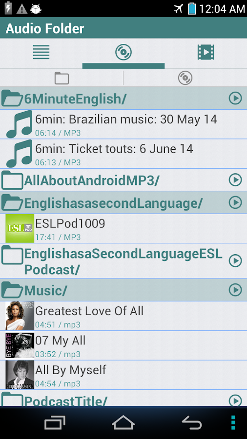    StarPlayer for audio book- screenshot  