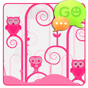 GO SMS Pro Pink Owl Theme 1.0.22