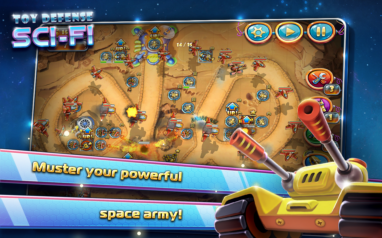 Toy Defense 4: Sci-Fi Strateji - screenshot